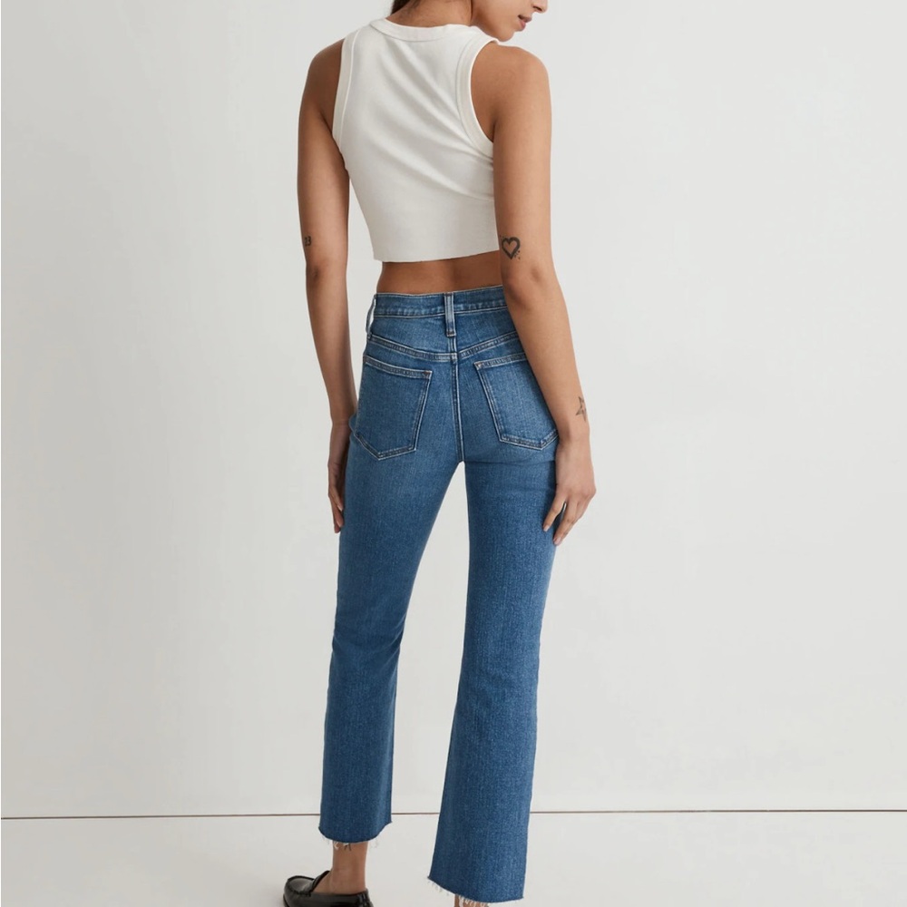Madewell Women's Straight Leg Jeans - Blue - Picture 3 of 10